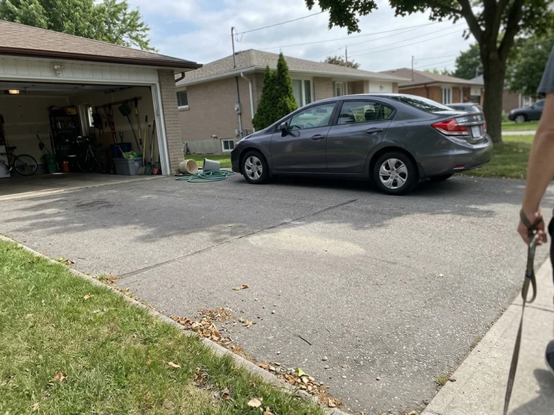 Driveway clear after a same-day truck collection