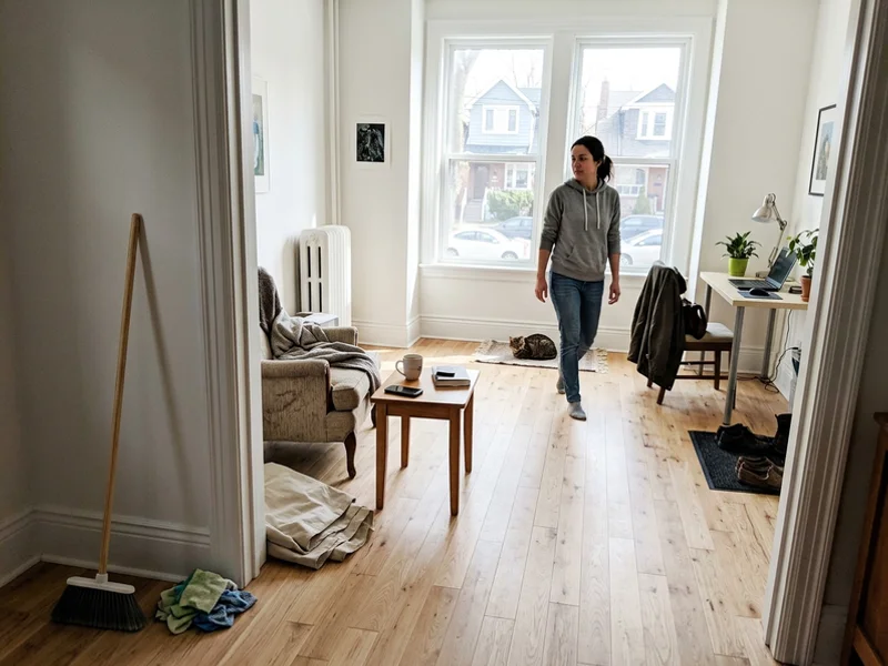 Room clean and usable after debris removal
