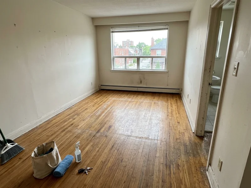 Empty swept rental unit ready to re-list